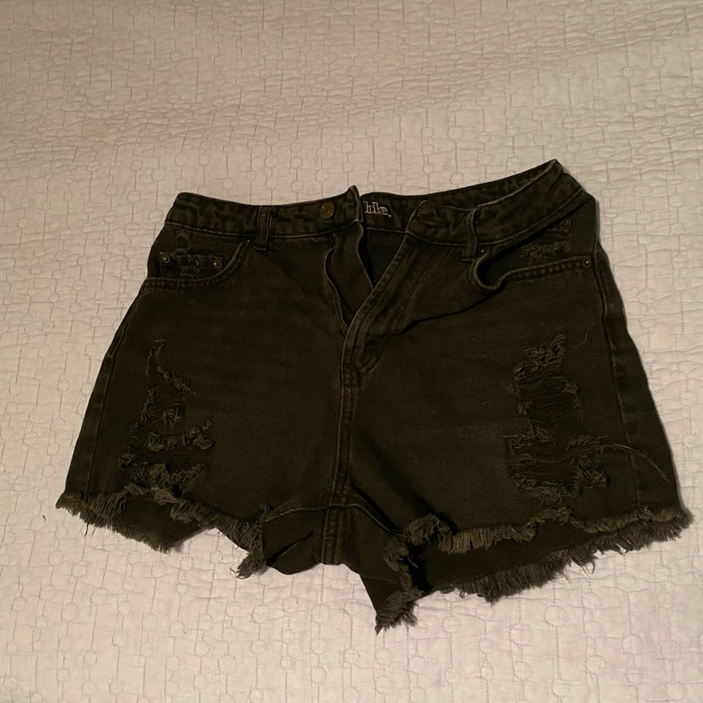 Wild Fable Black Jean Shorts